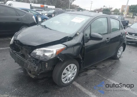 2015 Toyota Yaris L из США, поврежденный, VIN VNKKTUD37FA040744
